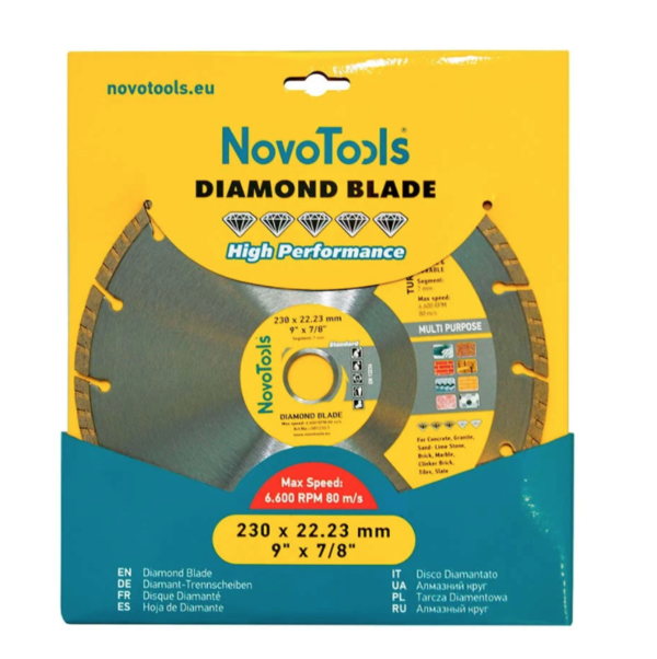 NovoTools Diamond Blade 230 x 22.23mm