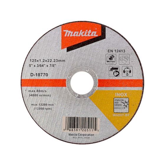Makita D-18770-100 115mm x 1.2mm Thin Cutting Disc