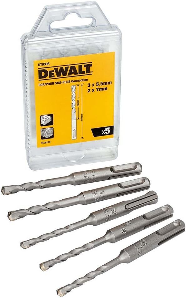 DeWalt DT9398 SDS Plus Drill Bit Set