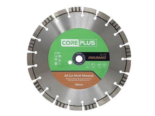 CorePlus AC300E Elite All Cut Multi-Material Diamond Blade 300mm