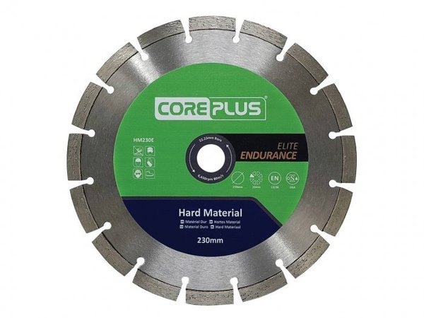 CorePlus HM230E Elite Hard Material Diamond Blade 230mm
